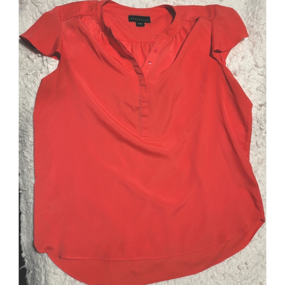Hot Pink Buttoned Business/ Casual Shirt (XL)